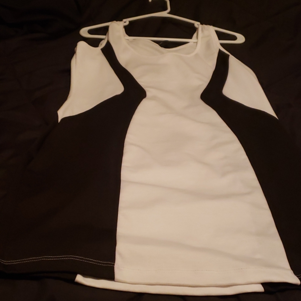 Black and White Dress
